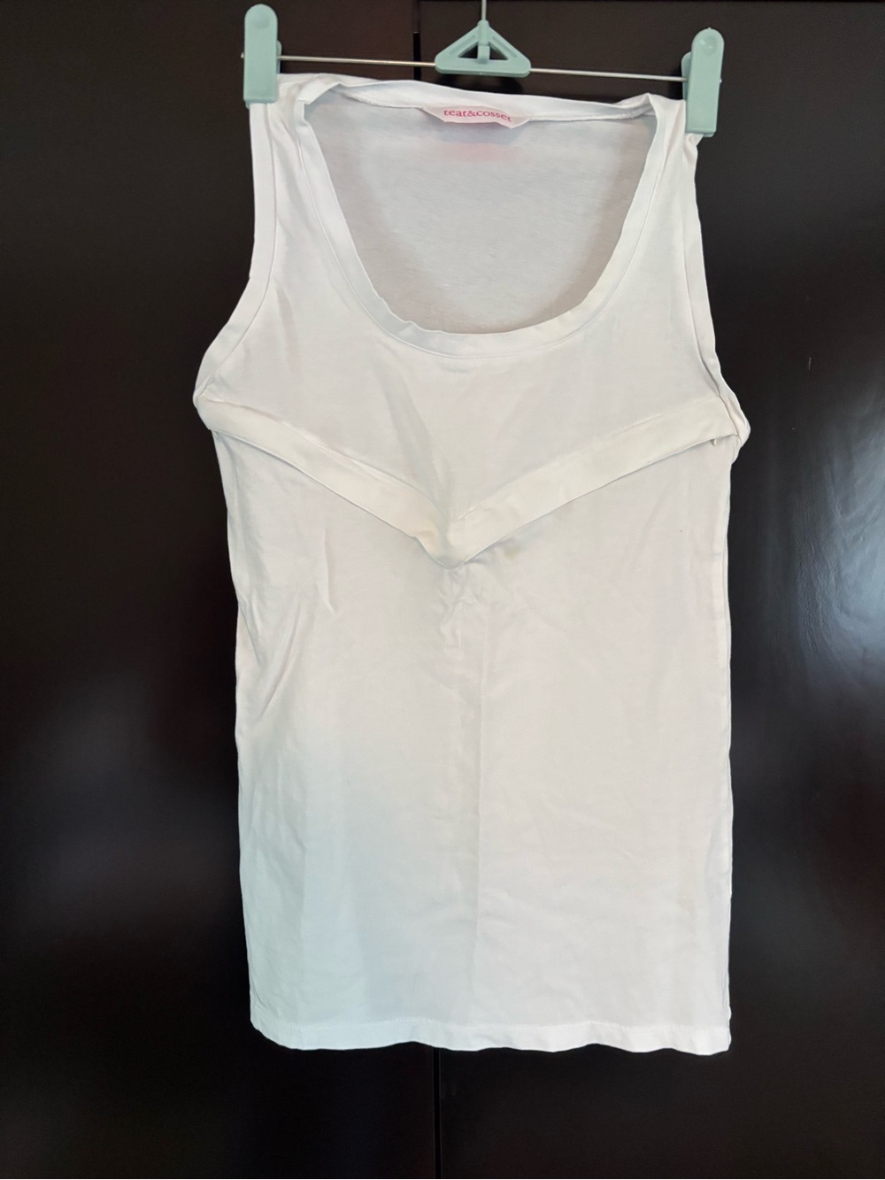 White Women's Tank Top - Classic Scoop Neck *breastfeeding friendly